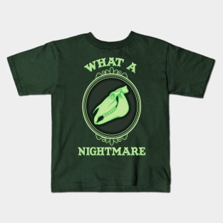 What A Nightmare - Vintage Ghostly Horse Skull Cameo Kids T-Shirt